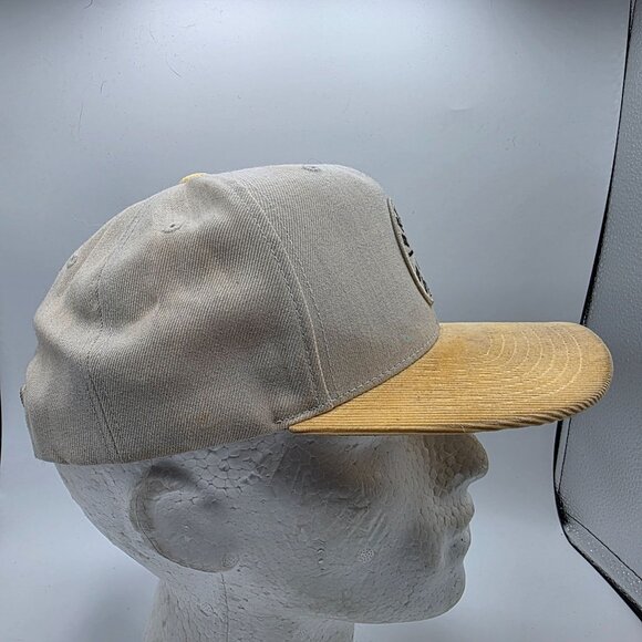 Brixton Oath III Snapback Hat Gray Yellow Adjustable Casual Outdoors Going Out - Picture 4 of 10